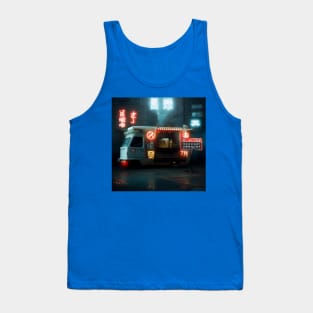 Cyberpunk Tokyo Ramen Food Truck Tank Top